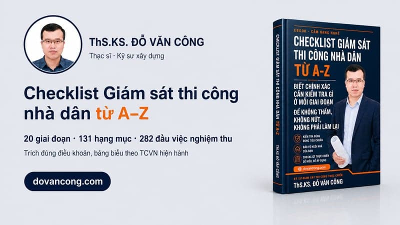 Giám sát thi công nhà dân thực chiến