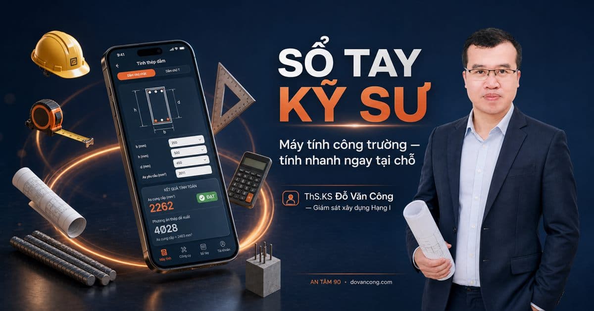 SỔ TAY KỸ SƯ — Máy tính công trường cho kỹ sư & giám sát